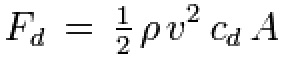 00 drag force equation