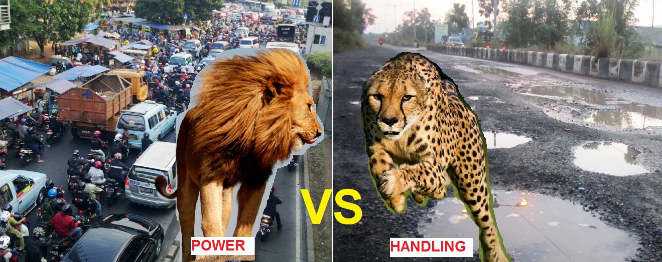 power vs handling on the street