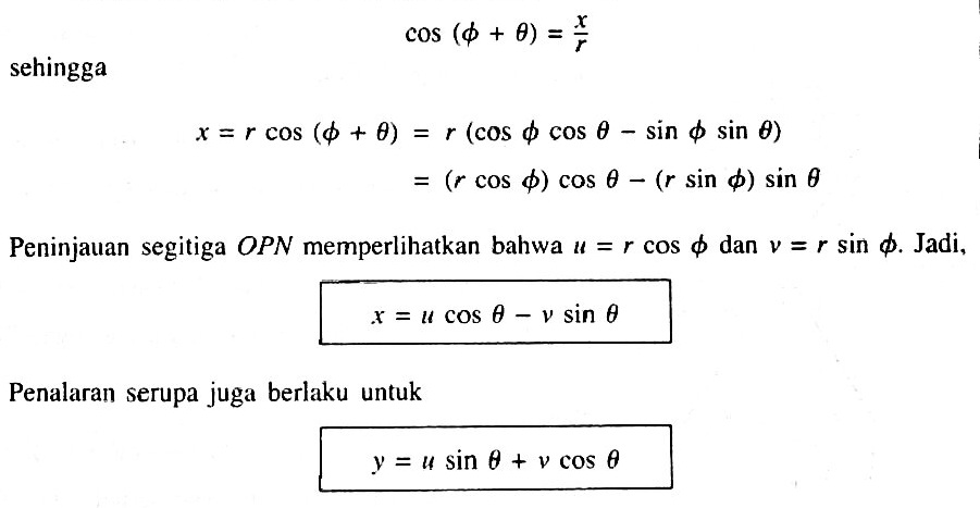 rotation equation origin2