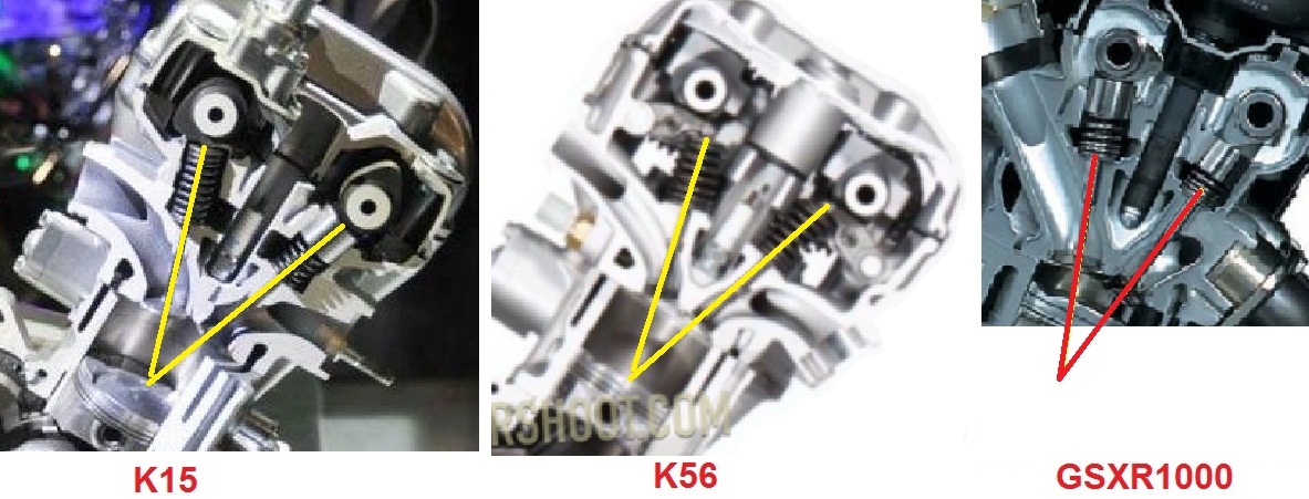 valve k15 k56 gsxr1000 angle