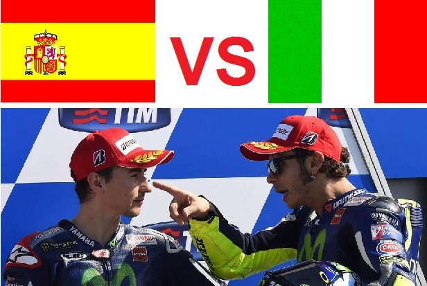 Valentino-Rossi italy-vs-Jorge-Lorenzo spain
