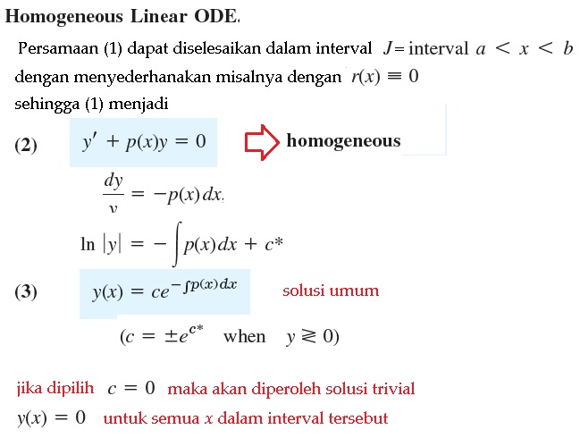 ODE-1 linear homogeneous