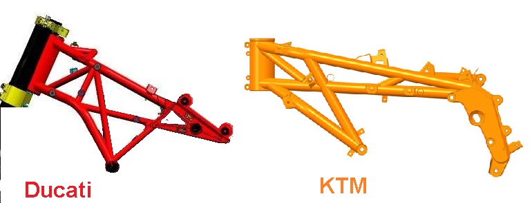 steel trust frame ducati - KTM