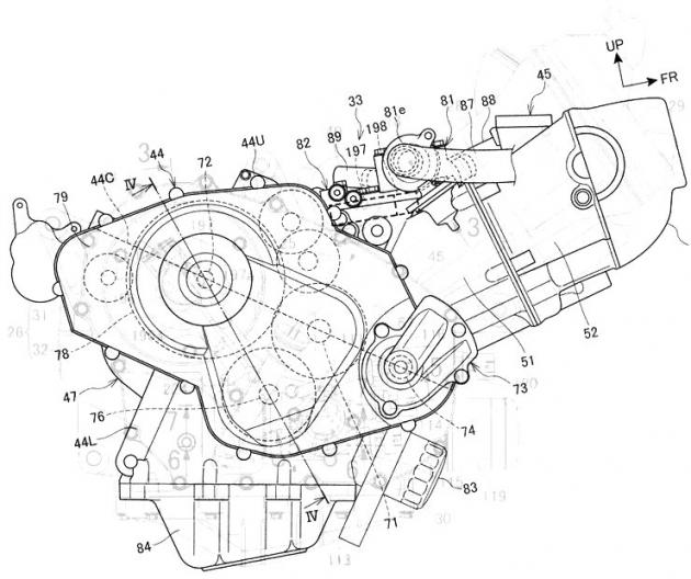 honda engine for x-adv n integra patent1